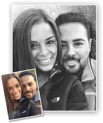 Custom family or couple portrait artwork