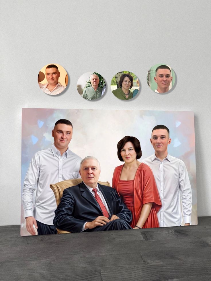 Custom family or couple portrait artwork