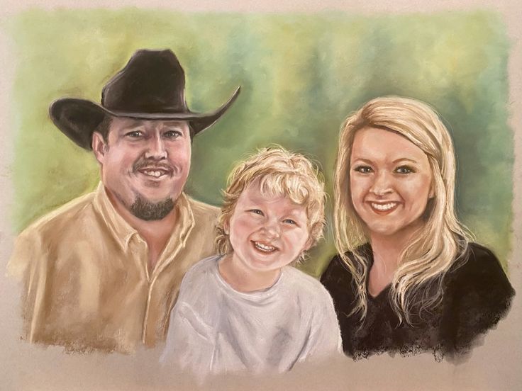 Custom family or couple portrait artwork