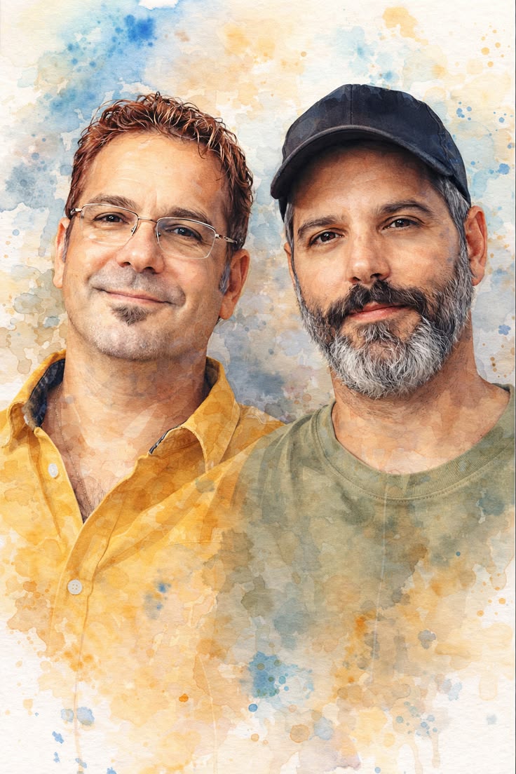 Custom family or couple portrait artwork