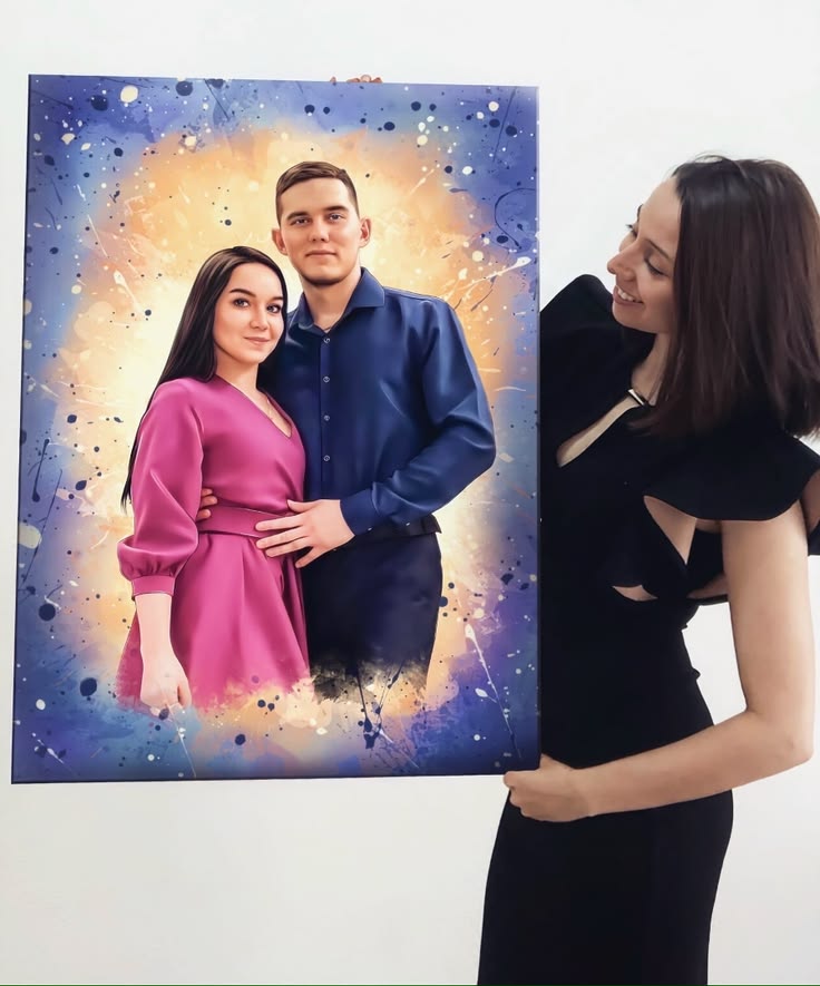Custom family or couple portrait artwork