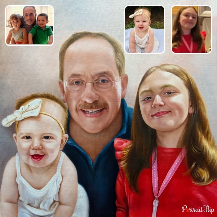 Custom family or couple portrait artwork