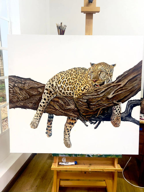 Custom pet portrait artwork