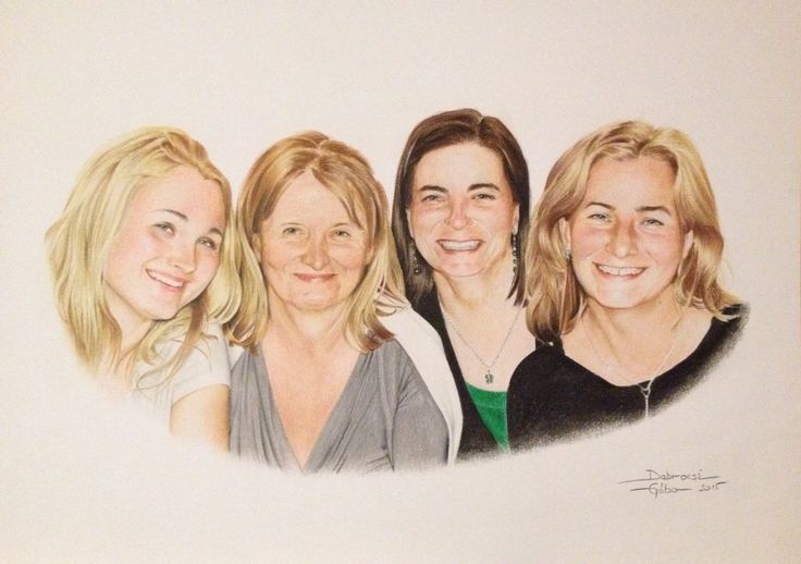 Custom family or couple portrait artwork