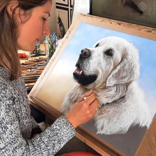 Canvas oil painting