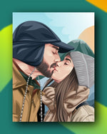 People & Couple Cartoon Portrait