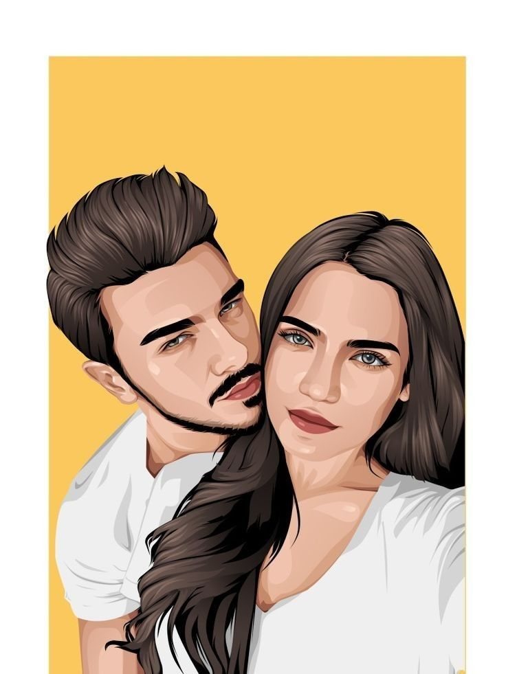 People & Couple Cartoon Portrait