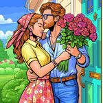 People & Couple Cartoon Portrait