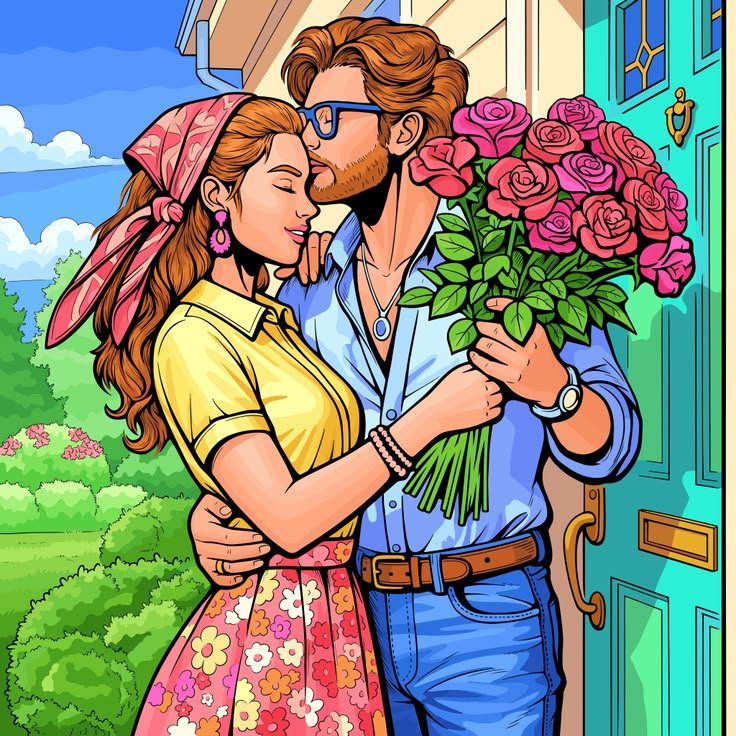 People & Couple Cartoon Portrait