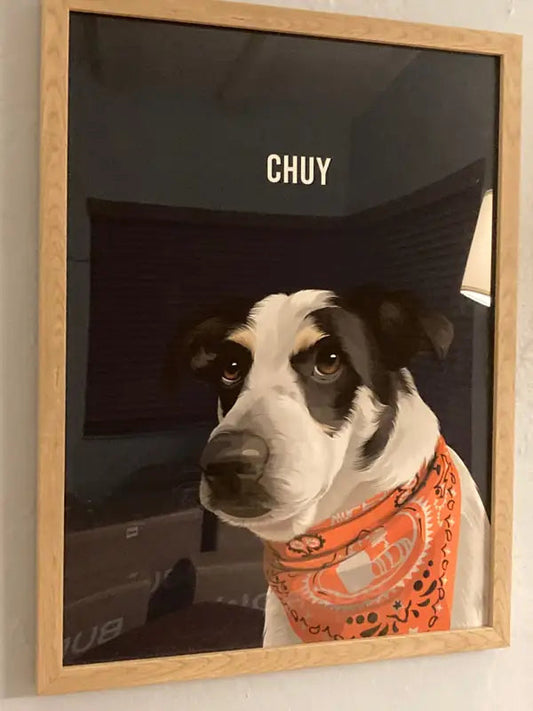 Custom pet portrait – Chuy
