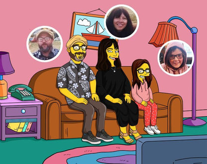 Custom yellow character portrait example 3