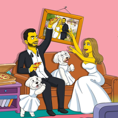 Custom yellow character portrait example 13