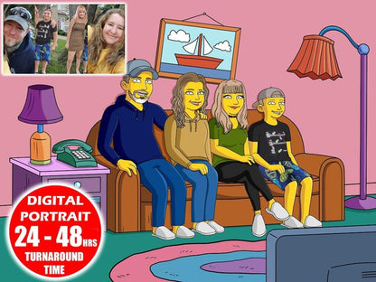 Custom yellow character portrait example 14