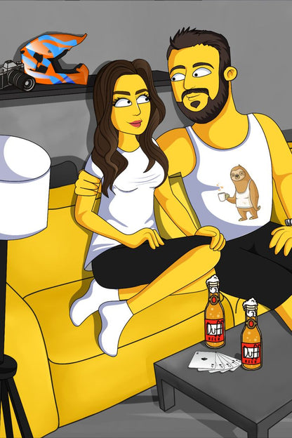 Custom yellow character portrait example 15